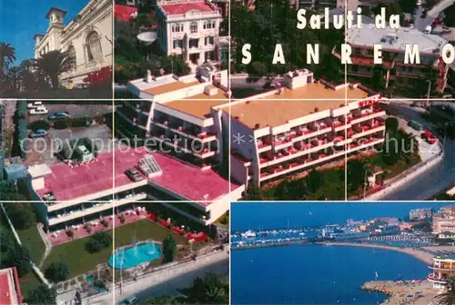 AK / Ansichtskarte Sanremo Suite Hotel Nyala Fliegeraufnahme Sanremo
