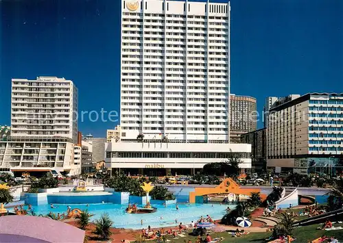 AK / Ansichtskarte Durban__South_Africa Childrens delight in the fascination of attractive paddling pools slides and lawns by well appointed hotels close to the beaches 