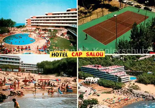 AK / Ansichtskarte Salou_ES Hotel Cap Salou Pool Tennisplatz Strand 
