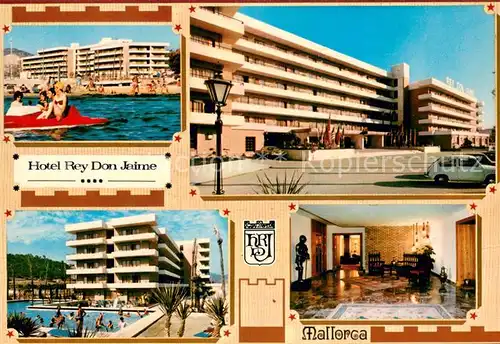AK / Ansichtskarte Santa_Ponsa_Mallorca_Islas_Baleares Hotel Rey Don Jaime Pool Foyer Santa_Ponsa
