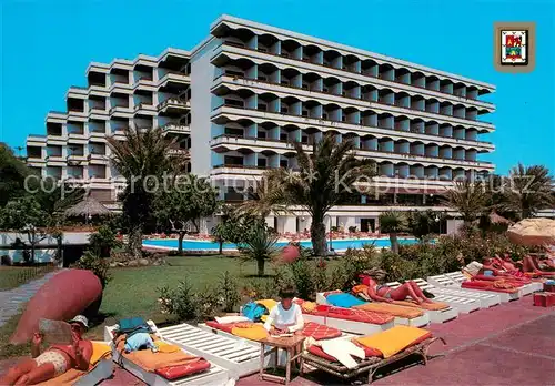 AK / Ansichtskarte Maspalomas_Gran_Canaria Hotel Faro Pool 