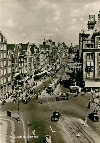 AK / Ansichtskarte Amsterdam__NL Damrak 