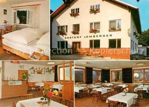 AK / Ansichtskarte Geiersberg_Oberoesterreich Gasthof Lemberger Gastraeume Zimmer Geiersberg_Oberoesterreich