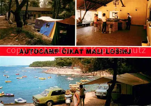 AK / Ansichtskarte Mali_Losinj Autocamp Cikat Restaurant Strand Mali Losinj