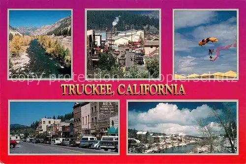AK / Ansichtskarte Truckee_California The Truckee River and the Truckee Air Show 