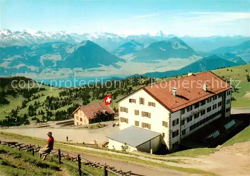 AK / Ansichtskarte Rigi_Kulm Blick auf Berner Alpen Rigi_Kulm
