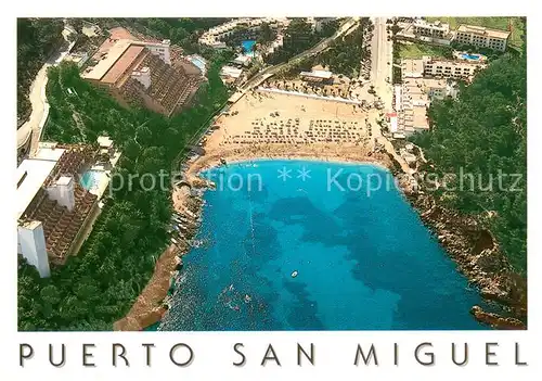 AK / Ansichtskarte Ibiza_Islas_Baleares Puerto San Miguel Fliegeraufnahme Ibiza_Islas_Baleares