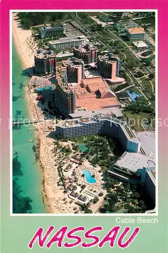 AK / Ansichtskarte Nassau_Bahamas Cable Beach Air view Nassau Bahamas