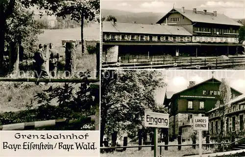 AK / Ansichtskarte Bayrisch_Eisenstein Grenzbahnhof Landesgrenze Bayrisch_Eisenstein