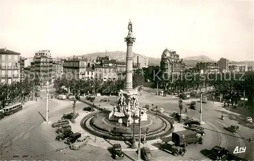 AK / Ansichtskarte Marseille_13 Place Castellane et Fontaine Cantini 