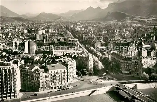 AK / Ansichtskarte Grenoble_38 Vue generale Place de la Bastille 