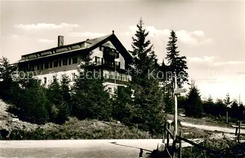 AK / Ansichtskarte Fichtelgebirge Unterkunftshaus der FGV am Fleckl Fichtelgebirge