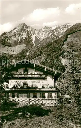 AK / Ansichtskarte Ettenhausen_Schleching Alpen Hotel Edelweiss Ettenhausen_Schleching