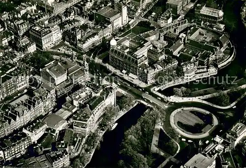 AK / Ansichtskarte Amsterdam__NL Fliegeraufnahme Panorama Leidseplein Leidsebosje 