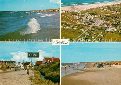 AK / Ansichtskarte Blokhus_DK Fliegeraufnahme Partien von Blokhus Strand Meer 