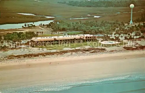 AK / Ansichtskarte Fripp_Island_Beaufort_South_Carolina Fliegeraufnahme La Tai Inn m. Strand 