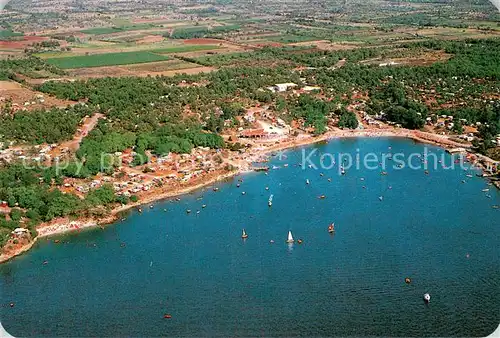 AK / Ansichtskarte Porec Fliegeraufnahme Lanternacamp Porec