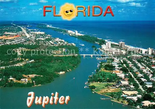 AK / Ansichtskarte Jupiter_Florida Fliegeraufnahme Panorama 