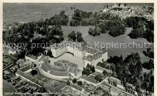 AK / Ansichtskarte Pommersfelden Schloss Weissenstein Fliegeraufnahme Pommersfelden