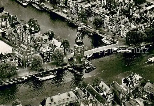AK / Ansichtskarte Amsterdam__NL Fliegeraufnahme Montelbaan Turm 