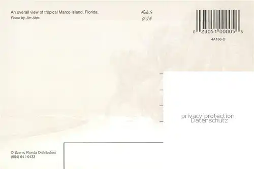 AK / Ansichtskarte Marco_Island_Florida Panorama 