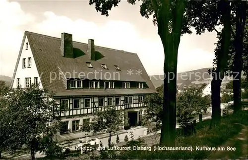 AK / Ansichtskarte Olsberg_Sauerland Kurhaus am See Olsberg_Sauerland