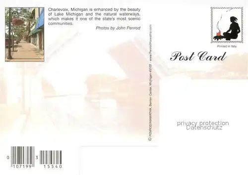 AK / Ansichtskarte Charlevoix Fliegeraufnahme Panorama 