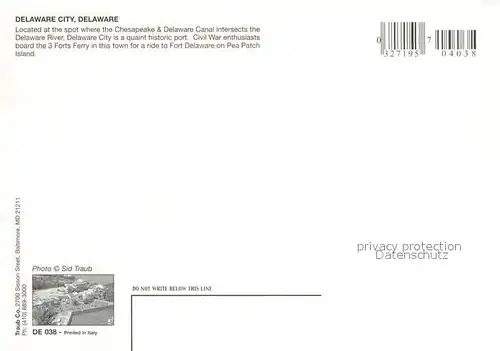 AK / Ansichtskarte Delaware_City Hafen Teilansicht Delaware_City