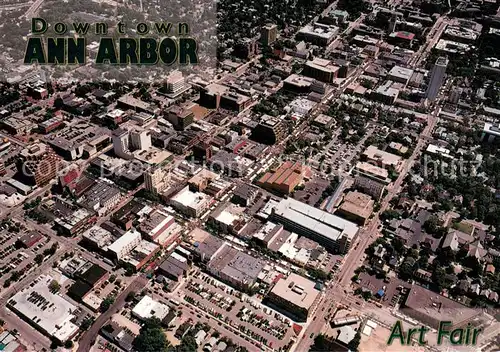 AK / Ansichtskarte Ann_Arbor Fliegeraufnahme Downtown 