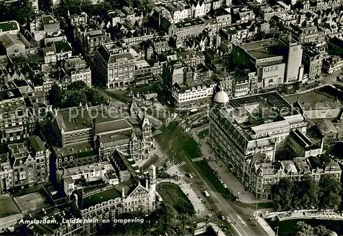 AK / Ansichtskarte Amsterdam__NL Fliegeraufnahme Leidseplein en omgeving 