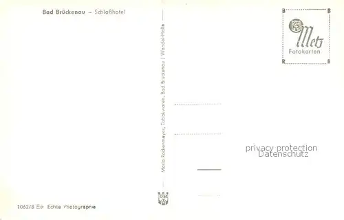 AK / Ansichtskarte Bad_Brueckenau Schlosshotel Fliegeraufnahme Bad_Brueckenau