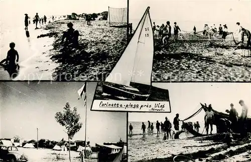 AK / Ansichtskarte Farinette_Plage Sa Plage Son Camping La Traine Farinette_Plage