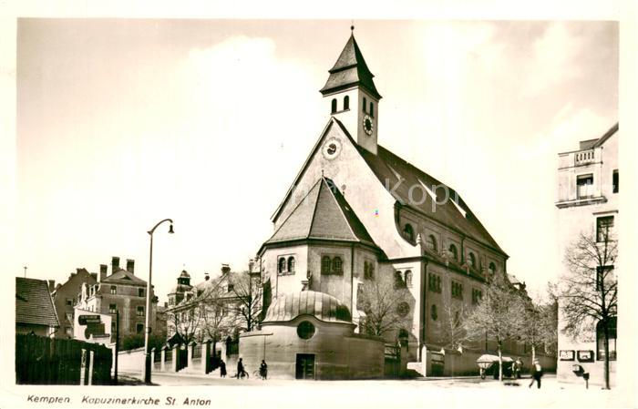 AK / Ansichtskarte Kempten_Allgaeu Kapuzinerkirche St