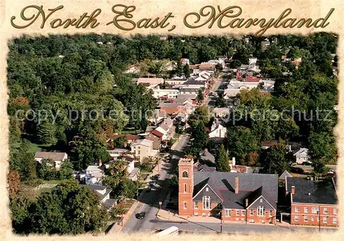 AK / Ansichtskarte North_East_Maryland Fliegeraufnahme Main Street North_East_Maryland