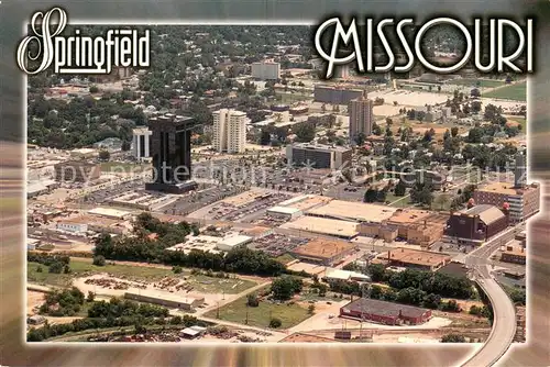 AK / Ansichtskarte Springfield_Missouri Queen City of the Ozarks aerial view 