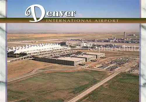 AK / Ansichtskarte Denver_Colorado International Airport aerial view Denver Colorado