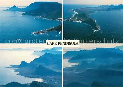 AK / Ansichtskarte Cape_Peninsula_Southafrica_RSA Views of Llandudno with Table Mountain and Camps Bay in the distance aerial view 