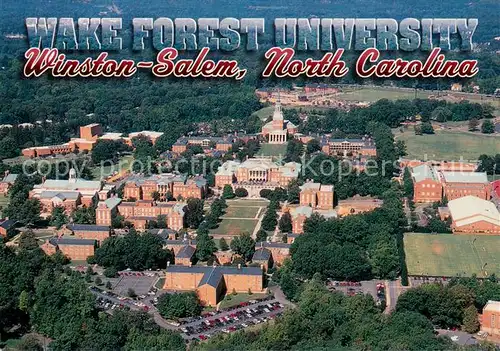 AK / Ansichtskarte Winston Salem_North_Carolina Wake Forest University aerial view 