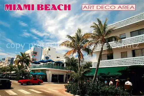AK / Ansichtskarte Miami_Beach Art Deco Area 