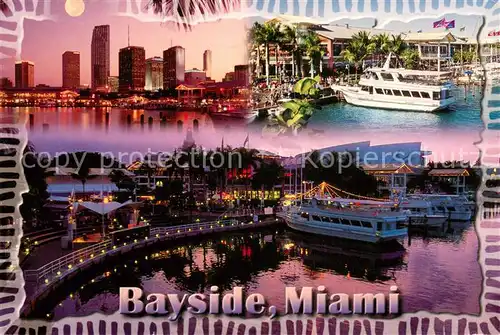 AK / Ansichtskarte Bayside_Miami_Florida Downtown Miami 