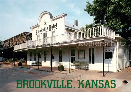 AK / Ansichtskarte Brookville_Kansas Historic Brookville Hotel Brookville_Kansas