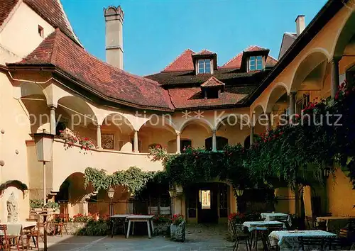 AK / Ansichtskarte Krems_Donau Arkadenhof im Gasthof Zur alten Post Krems Donau