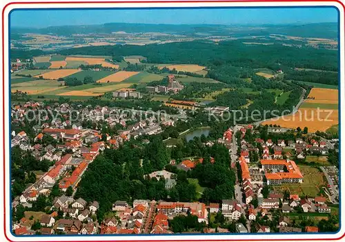 AK / Ansichtskarte Bad_Meinberg Fliegeraufnahme mit Moor und Kohlensaeure Heilbad Bad_Meinberg