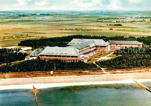 AK / Ansichtskarte Utersum Sanatorium Utersum der BfA Fliegeraufnahme Utersum