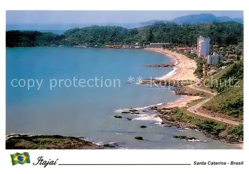 AK / Ansichtskarte Santa_Catarina_Brazil Vista aerea da Praia de Cabecudas 