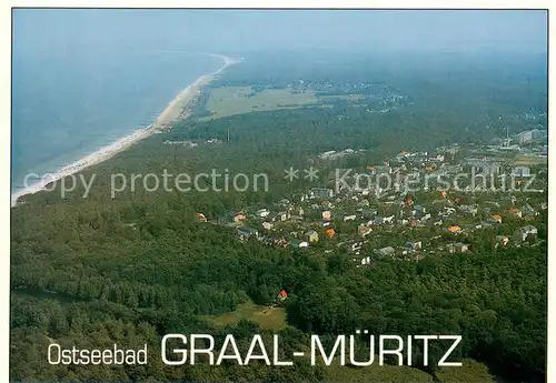 AK / Ansichtskarte Graal Mueritz_Ostseebad Fliegeraufnahme Graal Mueritz_Ostseebad