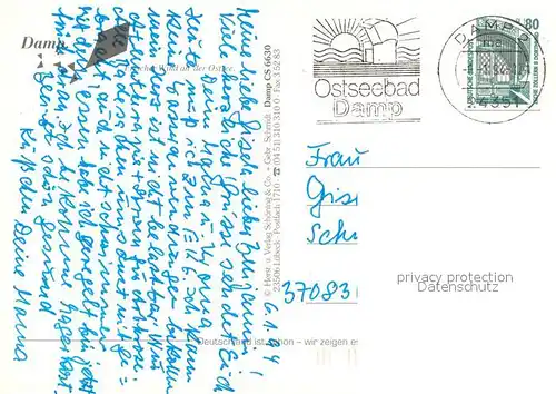 AK / Ansichtskarte Damp_Ostseebad Fliegeraufnahme Damp_Ostseebad