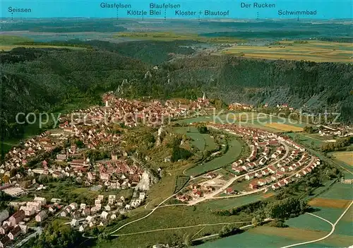 AK / Ansichtskarte Blaubeuren Fliegeraufnahme Blaubeuren