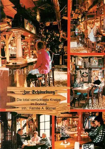 AK / Ansichtskarte Altenbrak_Harz Restaurant Musik Kneipe Zur Schoeneburg Altenbrak Harz