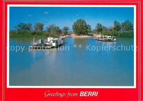 AK / Ansichtskarte Berri_Australia Faehre ueber den Murray River 